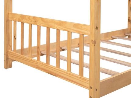 House Platform Bed With Headboard And Footboard, Roof Design