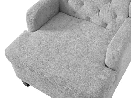 Modern Tufted Upholstered Accent Chair For Living Room