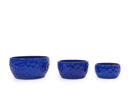 3 Pieces Ceramic Flowerpot