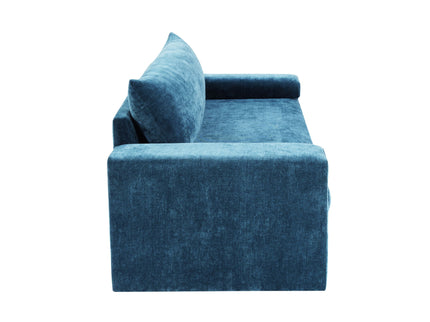 Upholstered 3 Seater Sofa With Wide Armrests