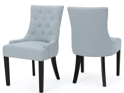 Contemporary Cheney Dining Chair Set With Tufted Design