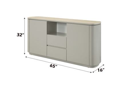 Ingram - Ceramic Top Server - Light Gray