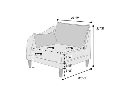 Modular L-Sectional Set With Ottomans - Pink
