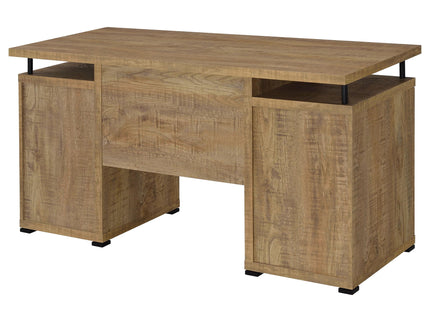 Swan - 2 Drawer Computer Desk - Mango Color