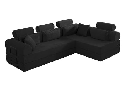 Modern L-Shape Modular Sectional Sofa, Compressed Design