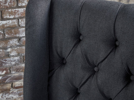 Sophisticated Tufted Dining Chair With High Back Design