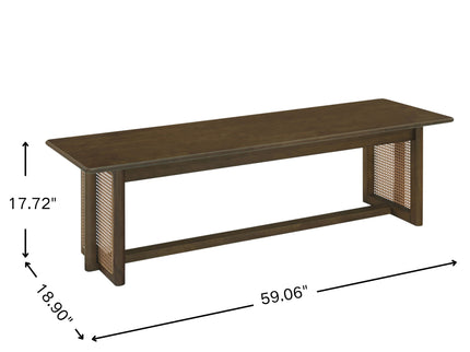 Dining Set, 1 Table & 2 Benches