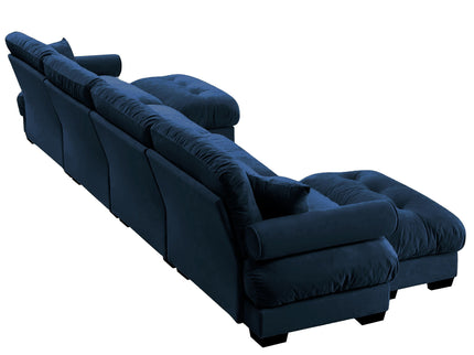 Super Comfort Oversized Modular Sectional Sofa With Movable Ottoman