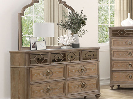 1 Piece Dresser, Dovetail Drawers, Bedroom Furniture - Oak / Rustic
