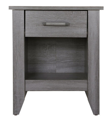 Roller Drawer Glides Nightstand