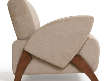 Lounge Accent Chair For Living Room - Beige Coffee