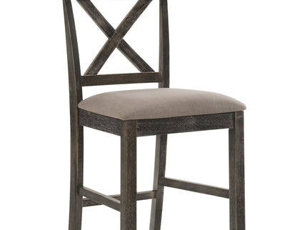 Martha II - 7 Pieces Counter Height Dining Room Set - Gray