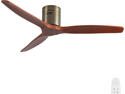 Low Profile Flush Mount Ceiling Fan Without Light