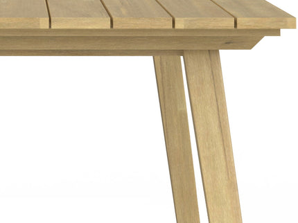 Kona - Outdoor Dining Table - Light Teak
