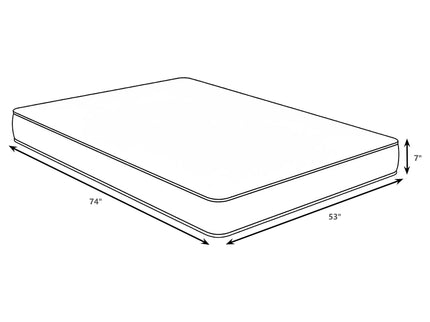 Ramona - 7" Tight Top Foam Mattress With Quilted Foam And Smooth Silk Cover