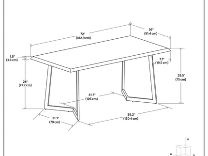 Watkins - Sturdy Dining Table
