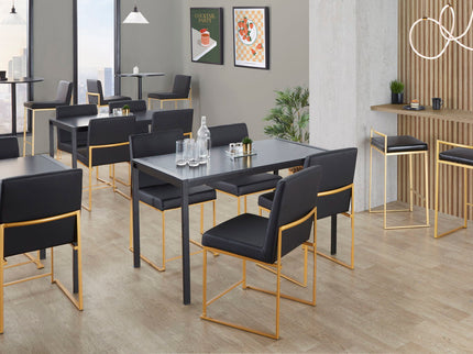 Fuji - Contemporary Design High Back Barstool