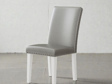 Upholstered Dining Chair With High Back Design (Set of 2)
