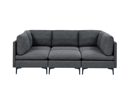 Upholstered Modular Sectional & Tall Legs