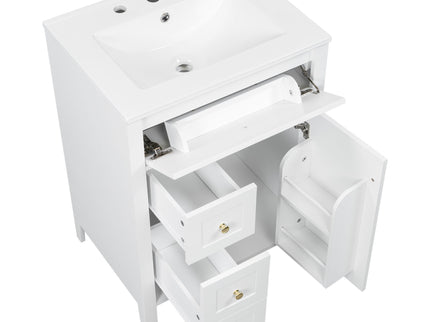 Modern Black Bathroom Vanity With Sink