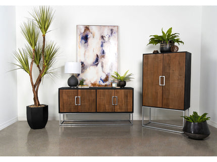 Washoe - 4 Door Accent Cabinet - Walnut