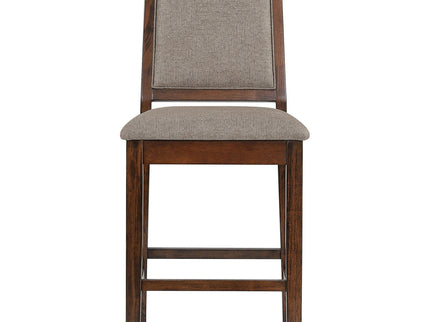 Allen - Upholstered Counter Chair (Set of 2) - Oak