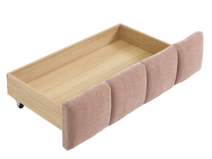 Modern Platform Bed Frame With Thick Fabric