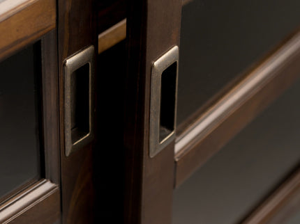 Burlington - Medium Storage Cabinet - Mahogany Brown