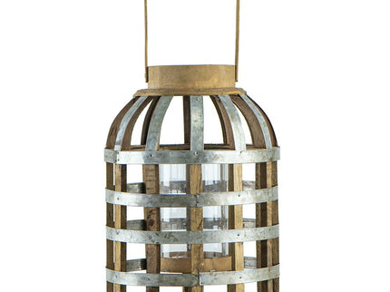 Decorative Lantern With Handle, Wooden Lantern For Indoor Outdoor, Home Garden Wedding