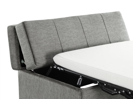 Twin Size Folding Ottoman Sleeper Bed With Mattress Convertible Guest Bed
