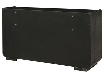 Bangor - 8 Drawer Bedroom Dresser Cabinet - Black
