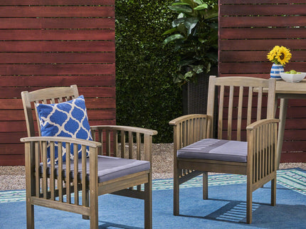 Casa - Acacia Dining Chair Set With Cushions,