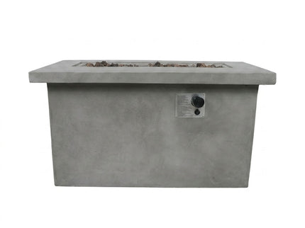 Propane / Natural Gas Outdoor Fire Pit Table - Gray