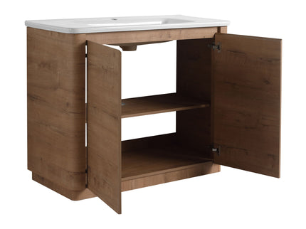 Freestanding Bathroom Vanity With Sink & 2 Soft Close Doors