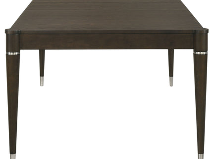Blakely - Leaf Dining Table With Tapered Legs Accents - Ash Brown