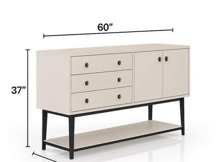 Server With Base - White