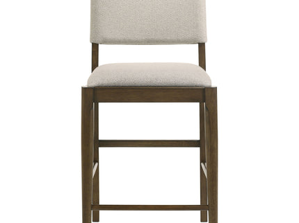 Crispin - Upholstered Counter Side Chair (Set of 2) - Brown