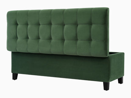 Upholstered Storage Ottoman Bench, Foot Rest For Bedroom