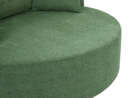 360° Swivel Accent Barrel Chair With 3 Removable Pillows For Living Room