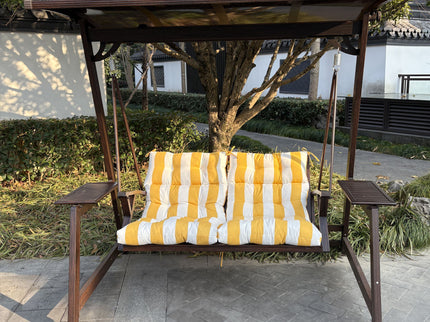 2 Piece High Back Patio Chair Cushion Set, Tufted Adirondack And Rocking Chair Cushions