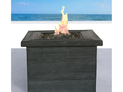Fiber Reinforced Propane / Natural Gas, Fire Pit Table - Charcoal