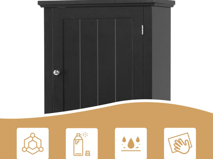 Tall Freestanding Bathroom Storage Cabinet With Drawer And Adjustable Shelf