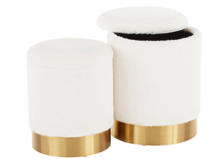 Marla - Contemporary Nesting Ottoman Set