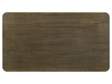 Sexton - Rectangular Dining Table With Base - Brown