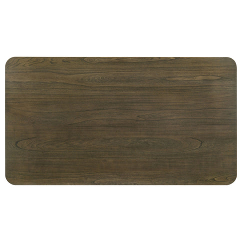 Sexton - Rectangular Dining Table With Base - Brown