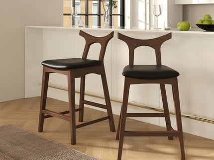 Hester - Upholstered, Square Bar Chair (Set of 2)
