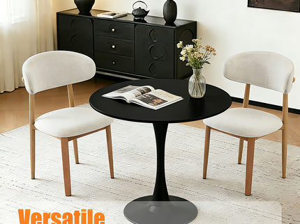 Round Dining Table With Tulip Style Base