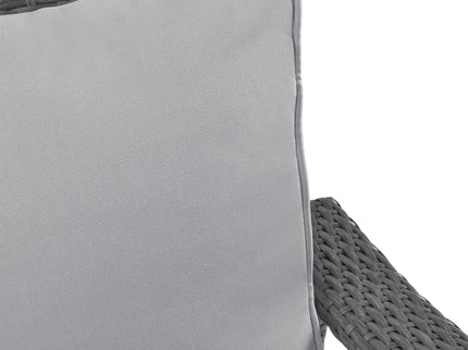 Honolulu - Loveseat - Gray / Silver