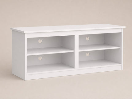 TV Stand For TVs Up To 50" With Open Shelves And Cable Management