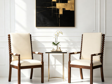 Dining Chairs With Ergonomic Design (Set of 2)